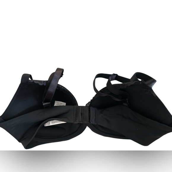 Calvin Klein Seductive Comfort Black Plunge Bra with Adjustable Straps 34D NWT - Picture 2 of 7